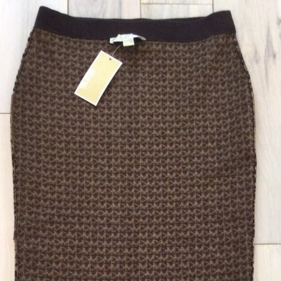 Michael Kors Women Skirt Small Pull on Warm Winter Stretch NWT - Picture 3 of 12